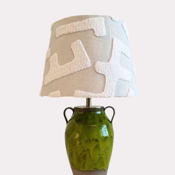 Yeşil Evenez Küp Abajur